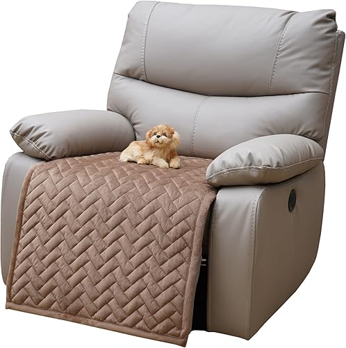 Miniatura 9 de Eismodra Fundas para Sillas Reclinables, Fundas Reclinables que se Mantienen en su Lugar, Funda Reclinable Lavable para Reclinable Grande Sofá de 3