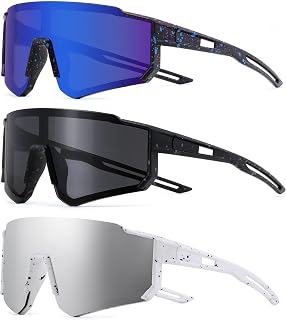 Karsaer 3 pack Kids Sunglasses Youth Baseball Cycling Sunglasses for Boys Girls Sports Glasses E1361 Price In India