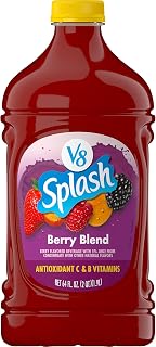 V8 Splash Berry Blend Flavored Juice Beverage, 64 Ounce Bottle