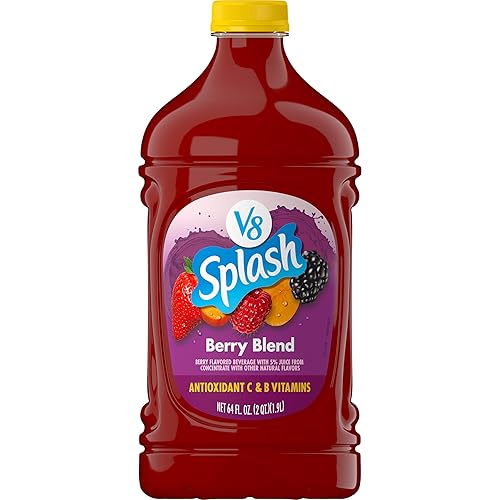 Miniatura 88 de V8 Splash - Bebida con jugo sabor a piña y naranja, botella de 64 fl oz, paquete de 6