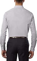 Vista 2 de Van Heusen - Camisa de vestir de tela de popelina para hombre, unicolor, corte ajustado
