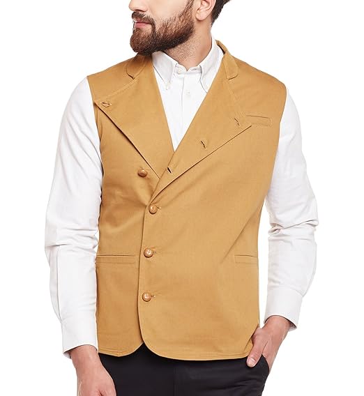 side button waistcoat