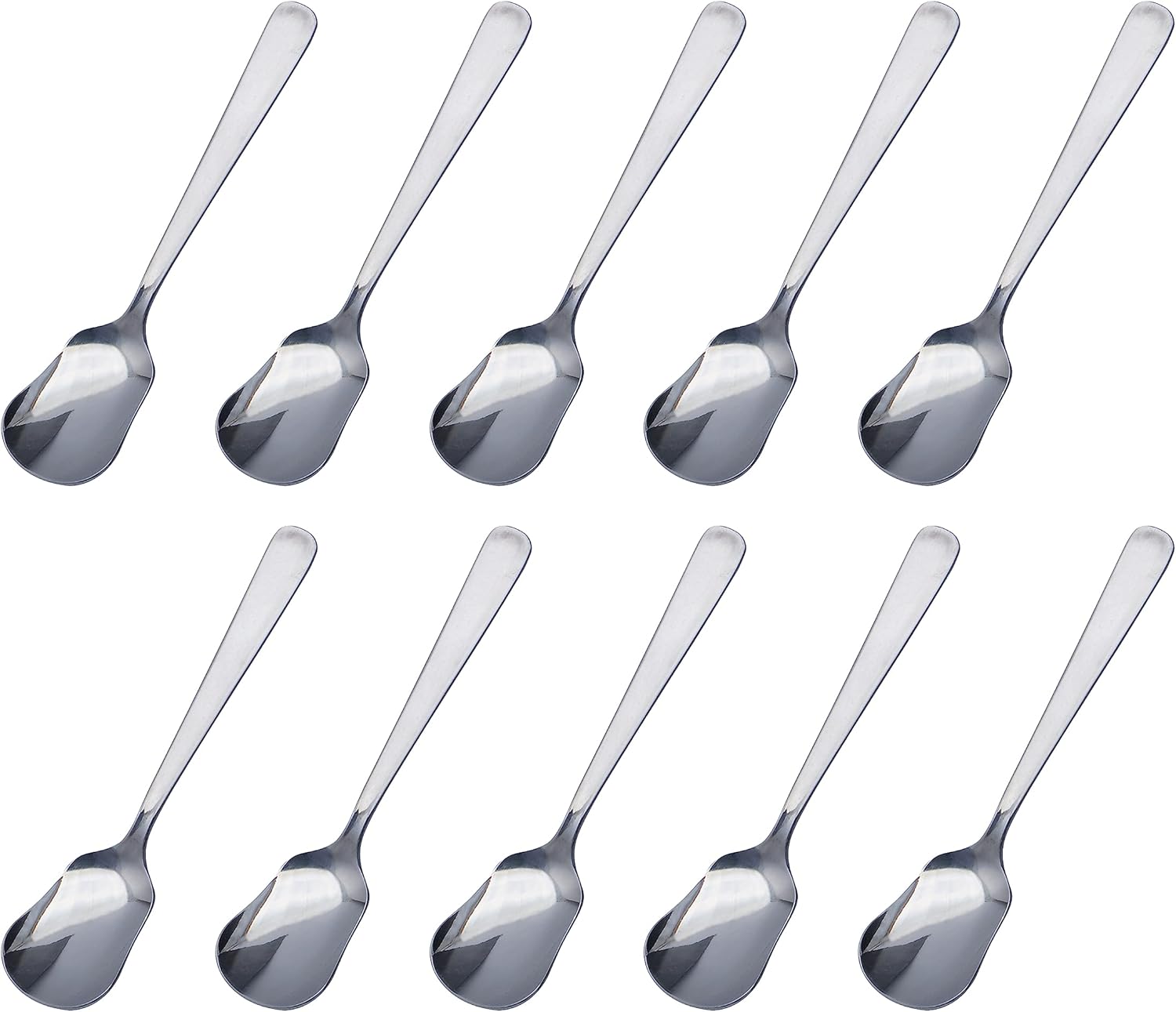 Takagi Takagi 18-0 Lilac Ice Cream Spoons, Bulk Purchase, Commercial Use, Dishwasher Safe, Cutlery, Silver Spoons, Simple, Dessert, Ice Cream