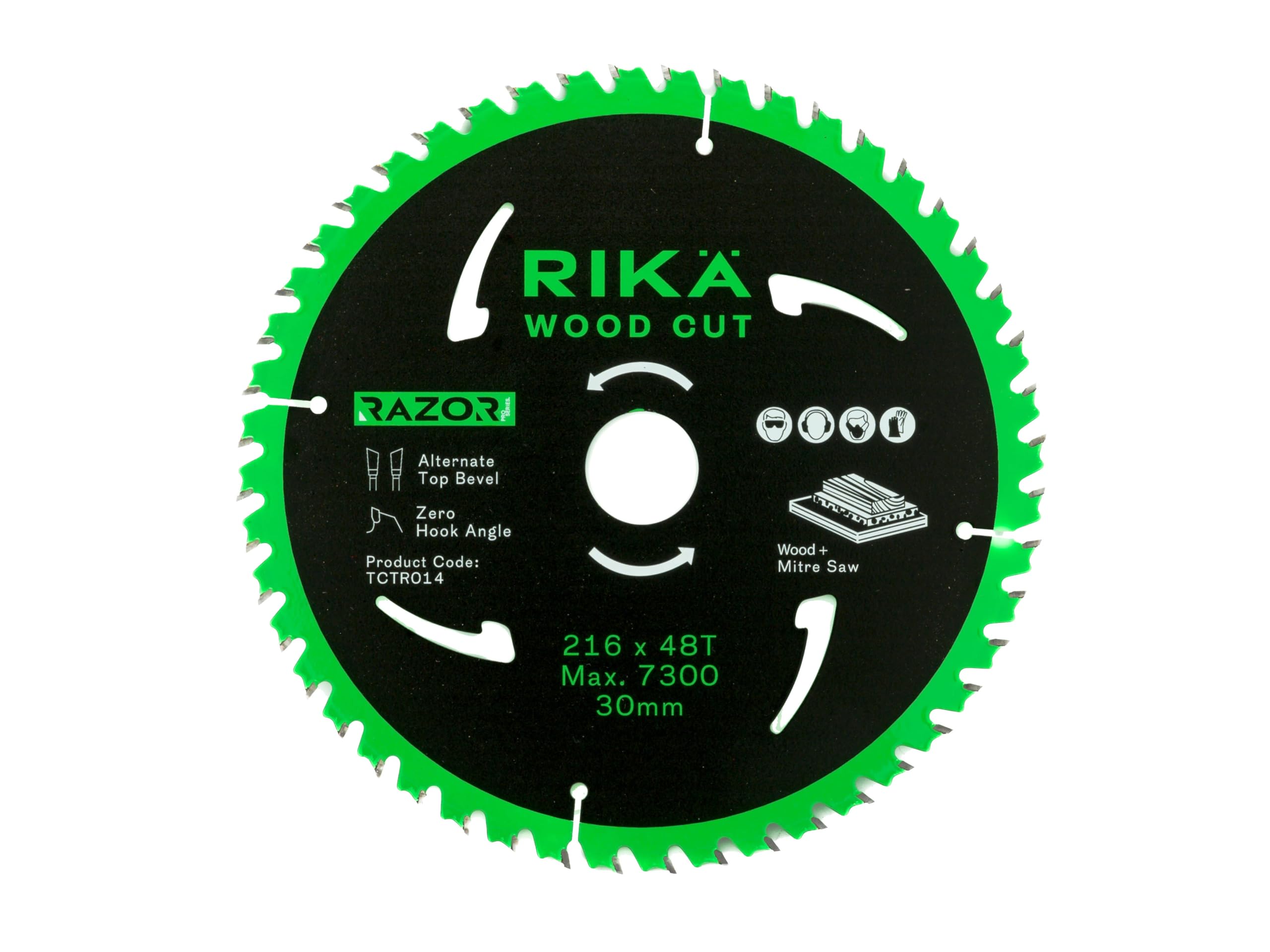 Rika Rikä Tctr014 Razor Pro Tct Mitre Saw Blade 216Mm X 48T X 30Mm
