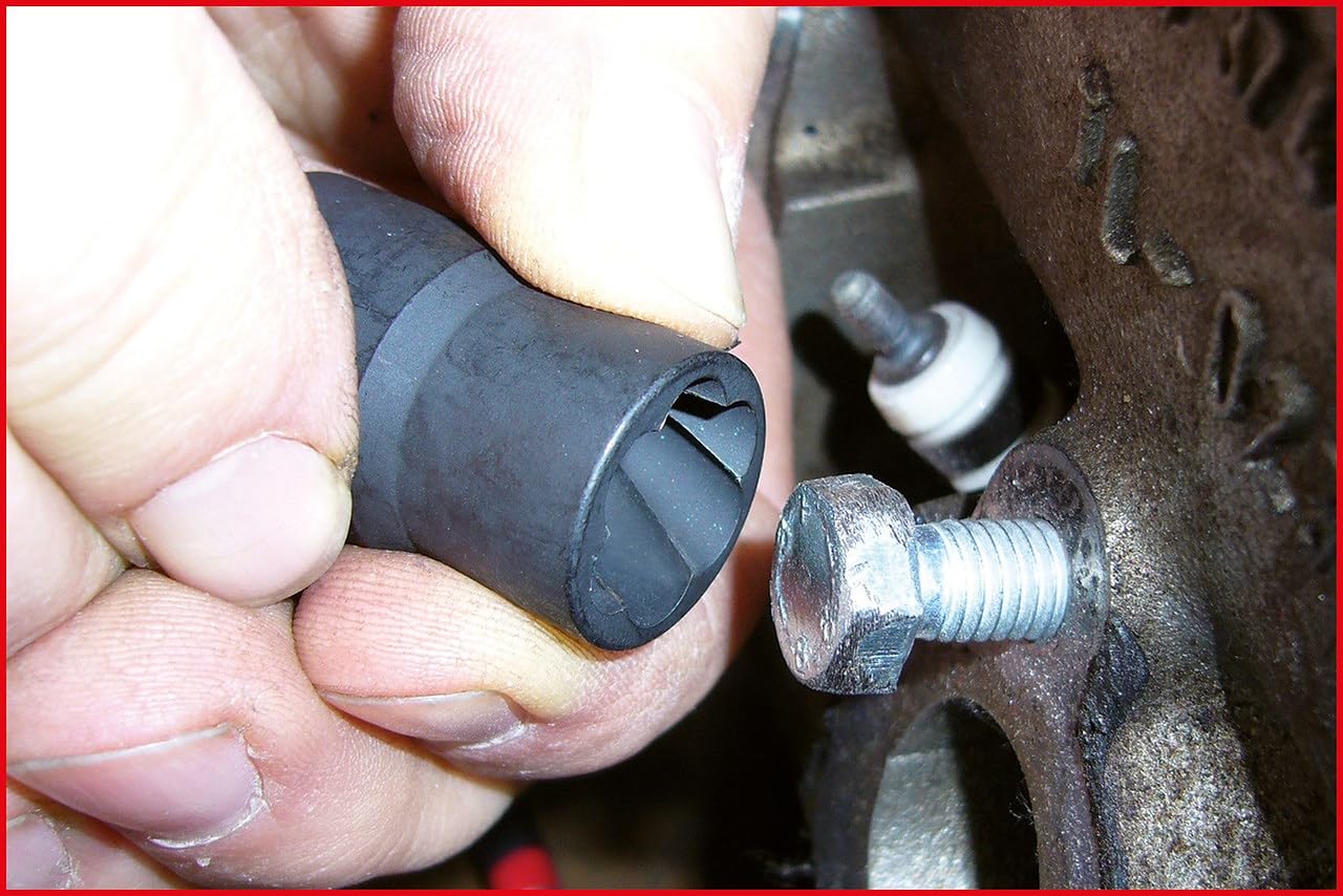 KS Tools 913.1460 1/4"+1/2" Zestaw nasadek udarowych z profilem spiralnym, 15-szt