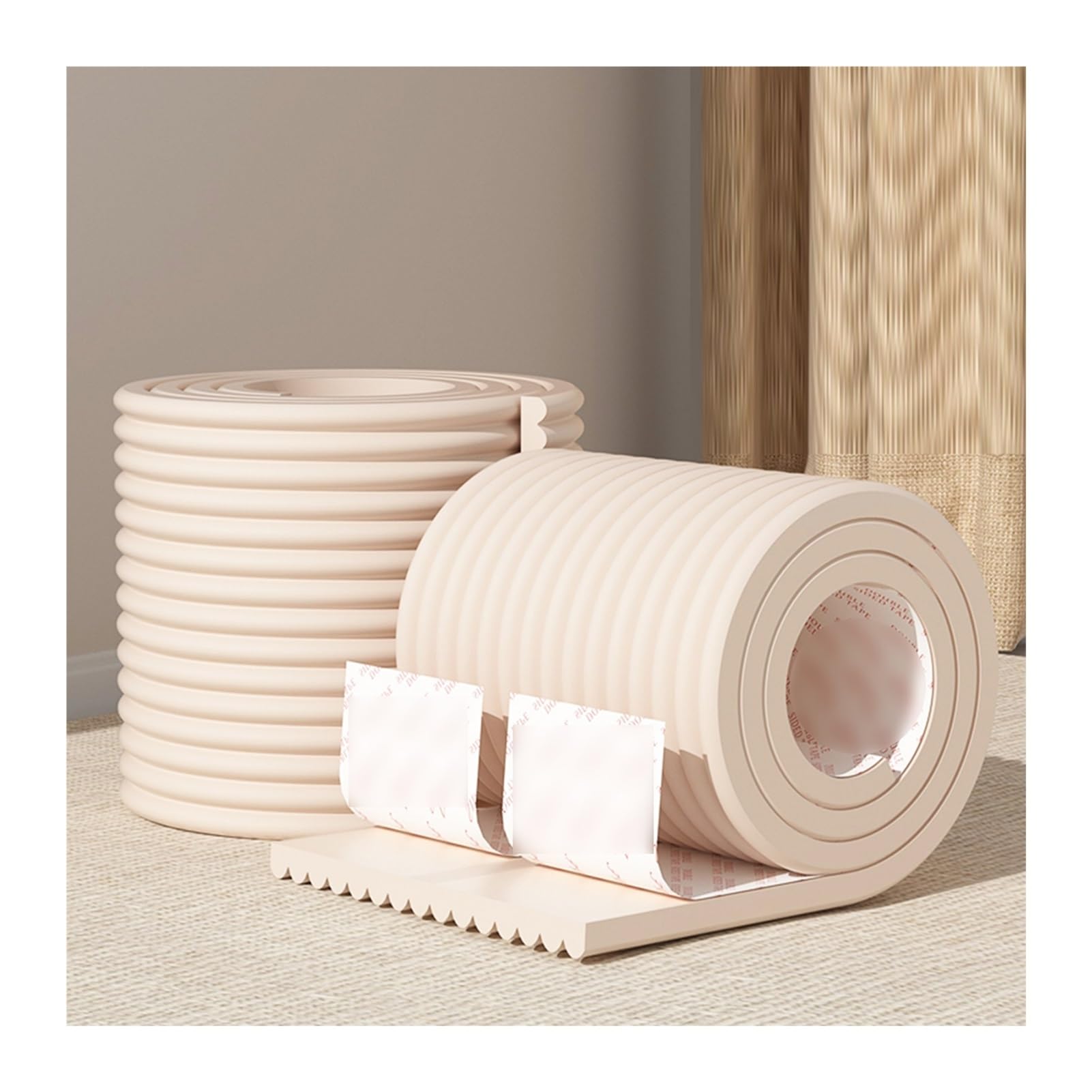 Bande de protection meuble en mousse W amortissante et souple 10m