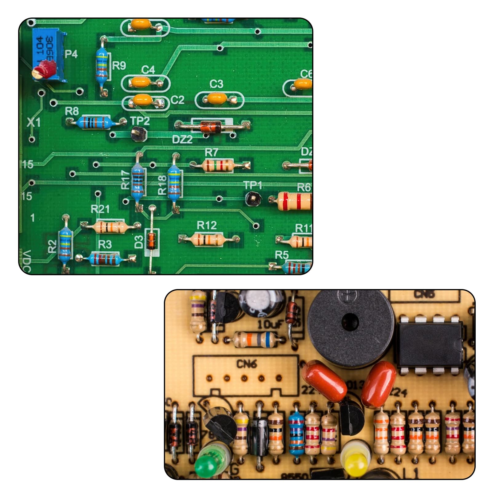 PATIKIL 2,2 Ohm 1/2W 1% Tolleranza Resistori, Metallo Pellicola Resistori, 5 Fasce Per Fai Da Te Elettronica Progetti E Esperimenti 50pz - Foto 3
