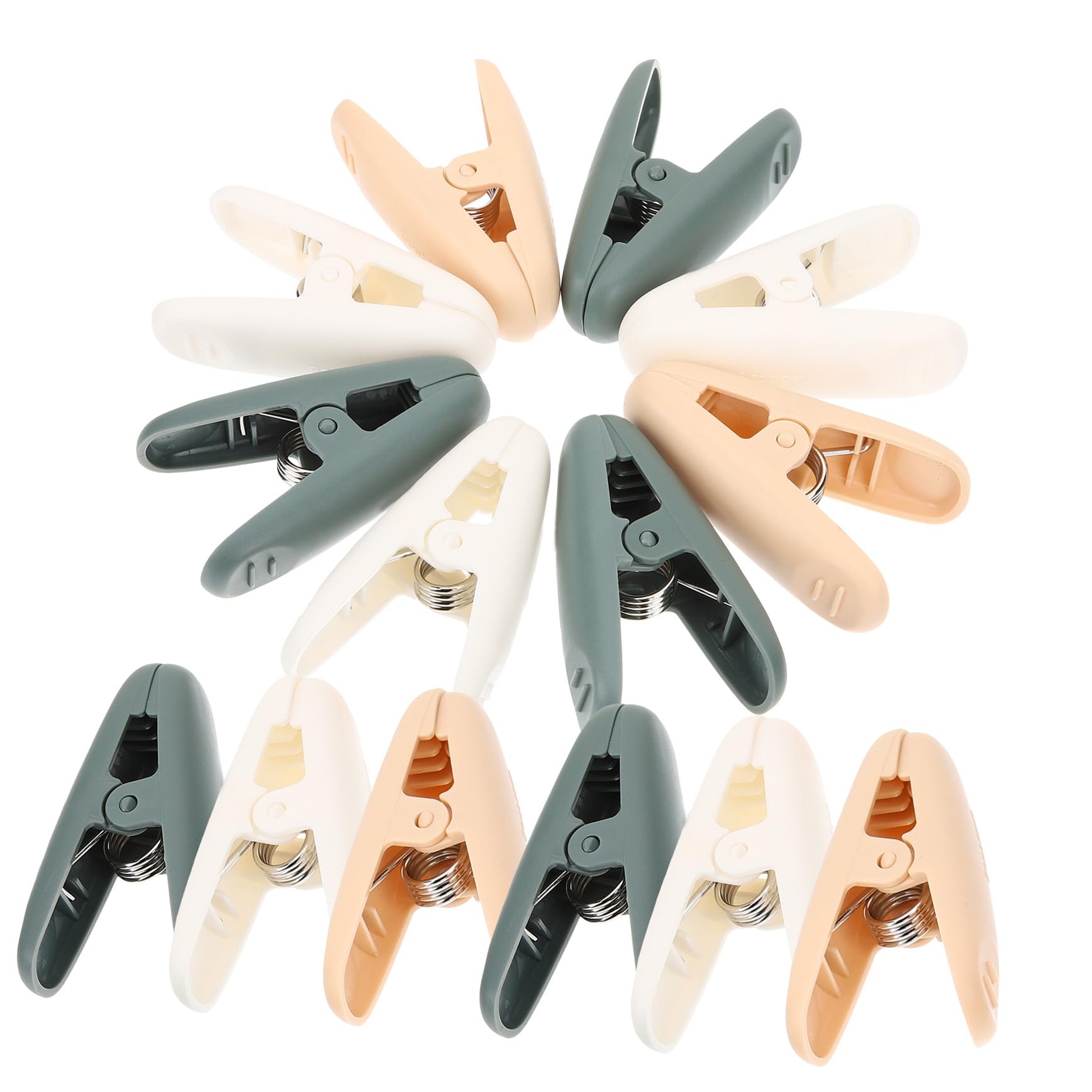 Zerodeko 45pezzi Mollette Antivento Plastica Per Bucato Clip Multiuso Per Asciugare Biancheria Per Interni Ed Esterni Di Colori