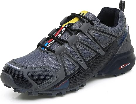 Cycling Shoes Men Road Bike Bicycle Mountain Shoes Indoor Road Bike Cycling Shoes Sneakers Racing Women Bicycle Shoes Flat Cleats Mountain,Grey-41EU
