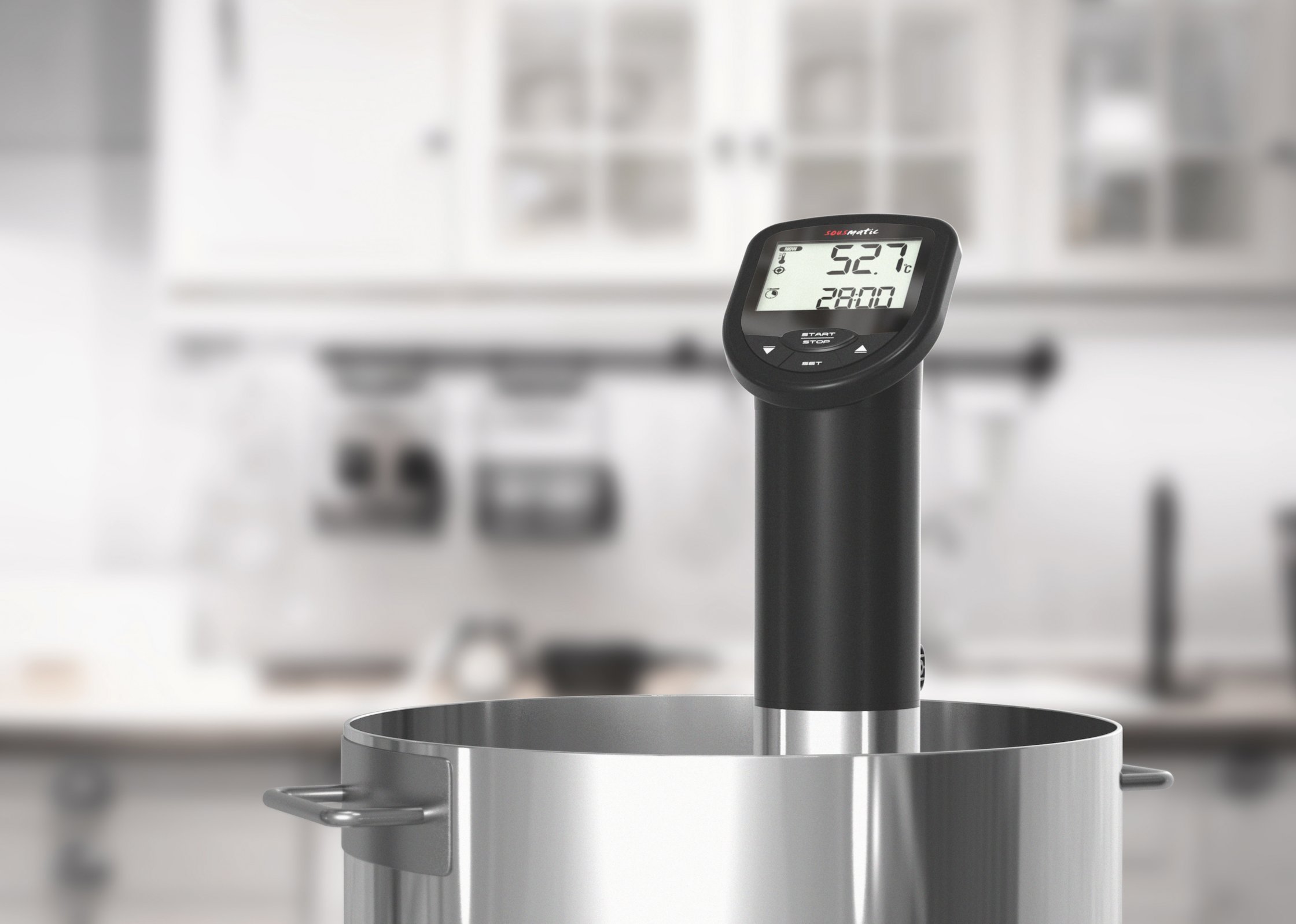Tfa Dostmann Tfa 14.1550.01 Sousmatic Sous Vide Garer, 1200 W, 25 Litri, 0 Decibel, Stainless Steel, Nero, Taglia Unica