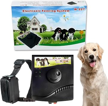 Electric Dog Fence, In-ground Pet Containment System, 650Ft Wire, Covers up to 1.2 Acre, Waterproof Training Collar, Shock/Tone Correction, Electric Pet Fence for Stubborn Dogs,dor2dogs