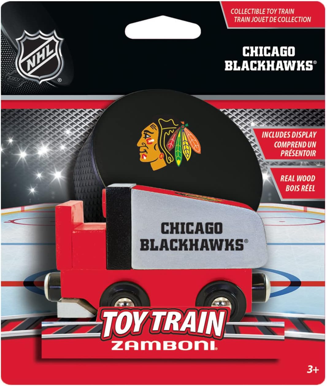 MasterPieces NHL Real Wood Toy Train Zamboni image 2