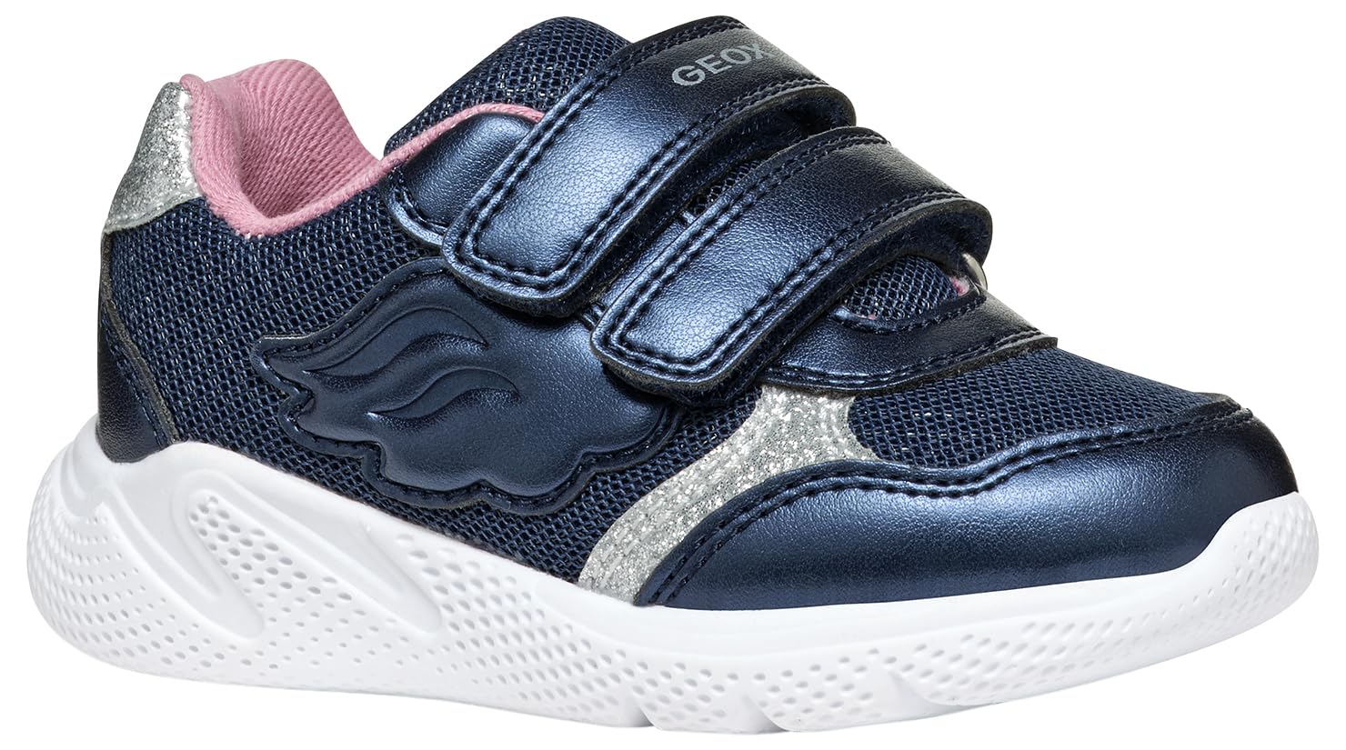 Geox Baby B SPRINTYE Girl C Sneaker, 5 UK Child Blue