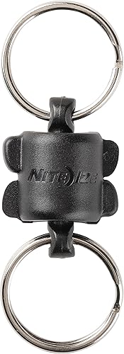 Miniatura 2 de Nite Ize Llavero de policarbonato 360 conector rápido magnético, anillos partidos de bloqueo magnético para llaves