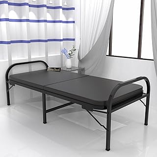 Honey Touch Atlas Folding Bed Single with Ortho Tri Layer Mattress | No Assembly Required | Foldable Bed for Sleeping/Gues... Price In India