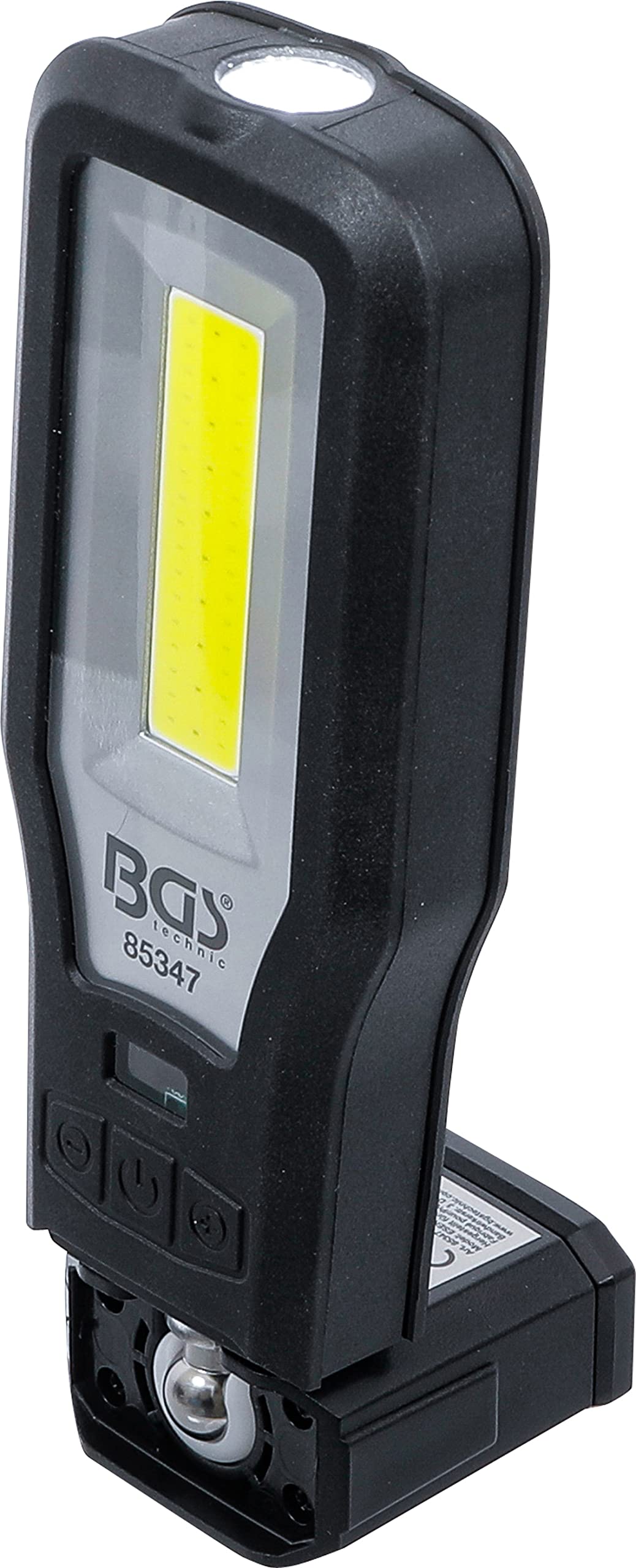 BGS 85347 | Lámpara de trabajo LED COB | plegable | con estación de carga