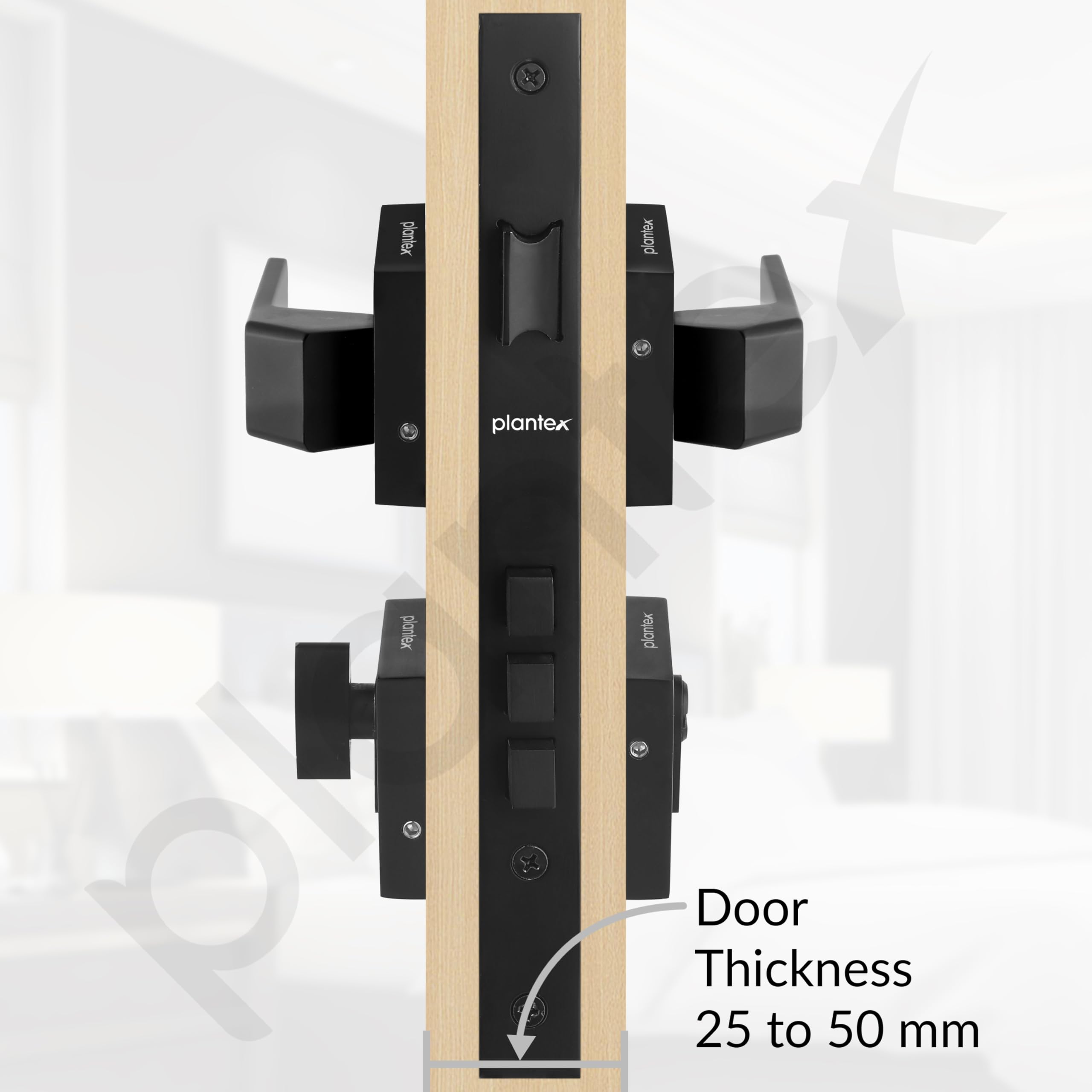 Plantex Triple Security Door Lock - Secure Your Home -5