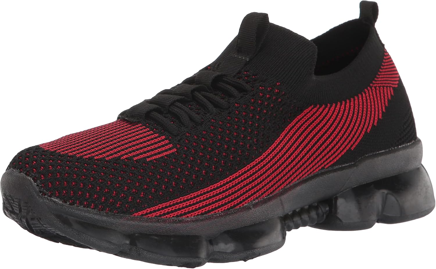 YOKI-WILLOW-20 Women's Multi Color Running Slip On Sneaker, Black, 9 M US