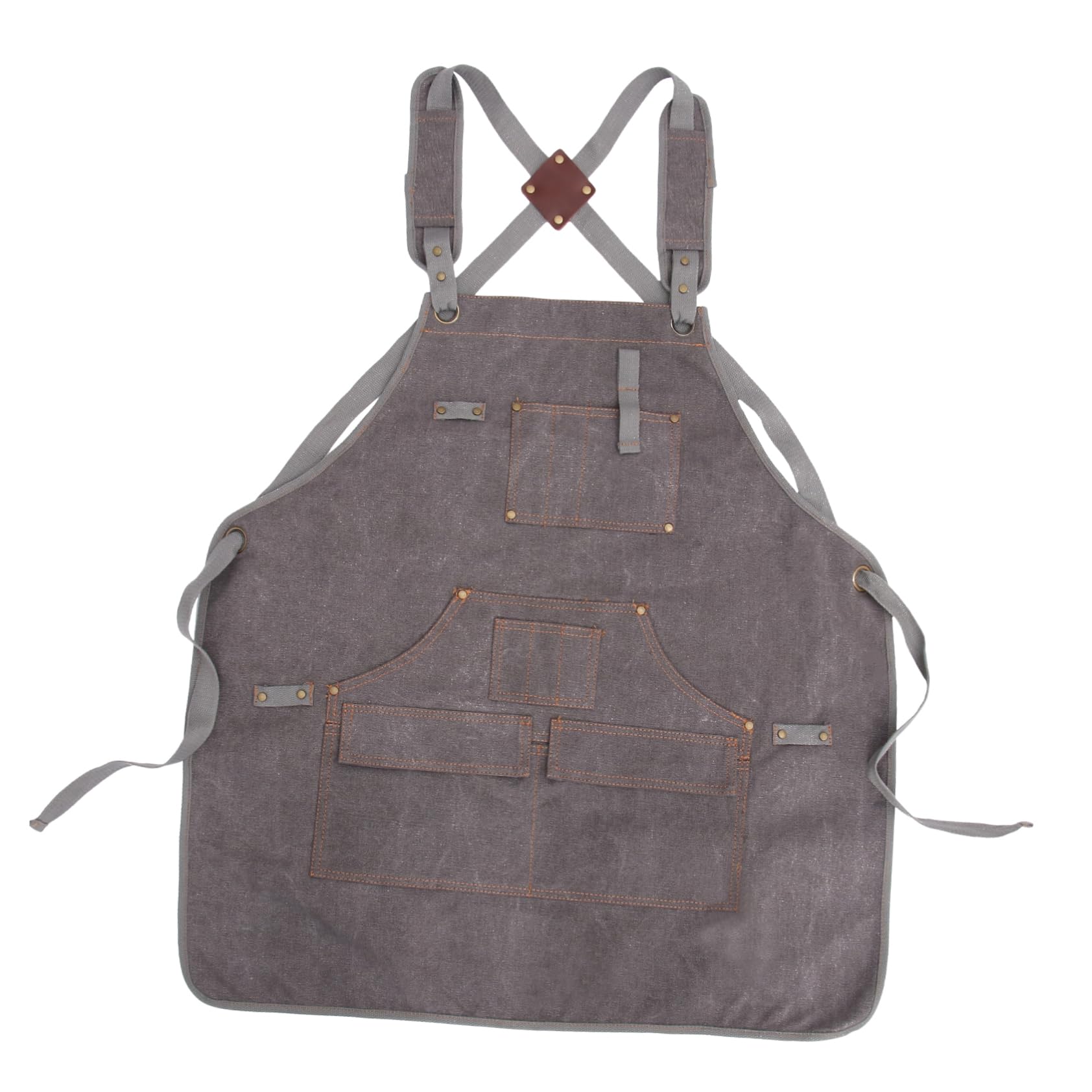 Healeved Holzbearbeitungsschürze und Taschen Abriebfest Mehreren Belastbar mit Schwer Robuste aus Waschbarem Stoff für Werkstatt und Arbeitsschutz