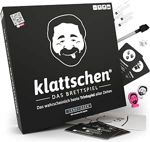 DENKRIESEN Klattschen Brettspiel | Partyspiel ab 16 Jahren