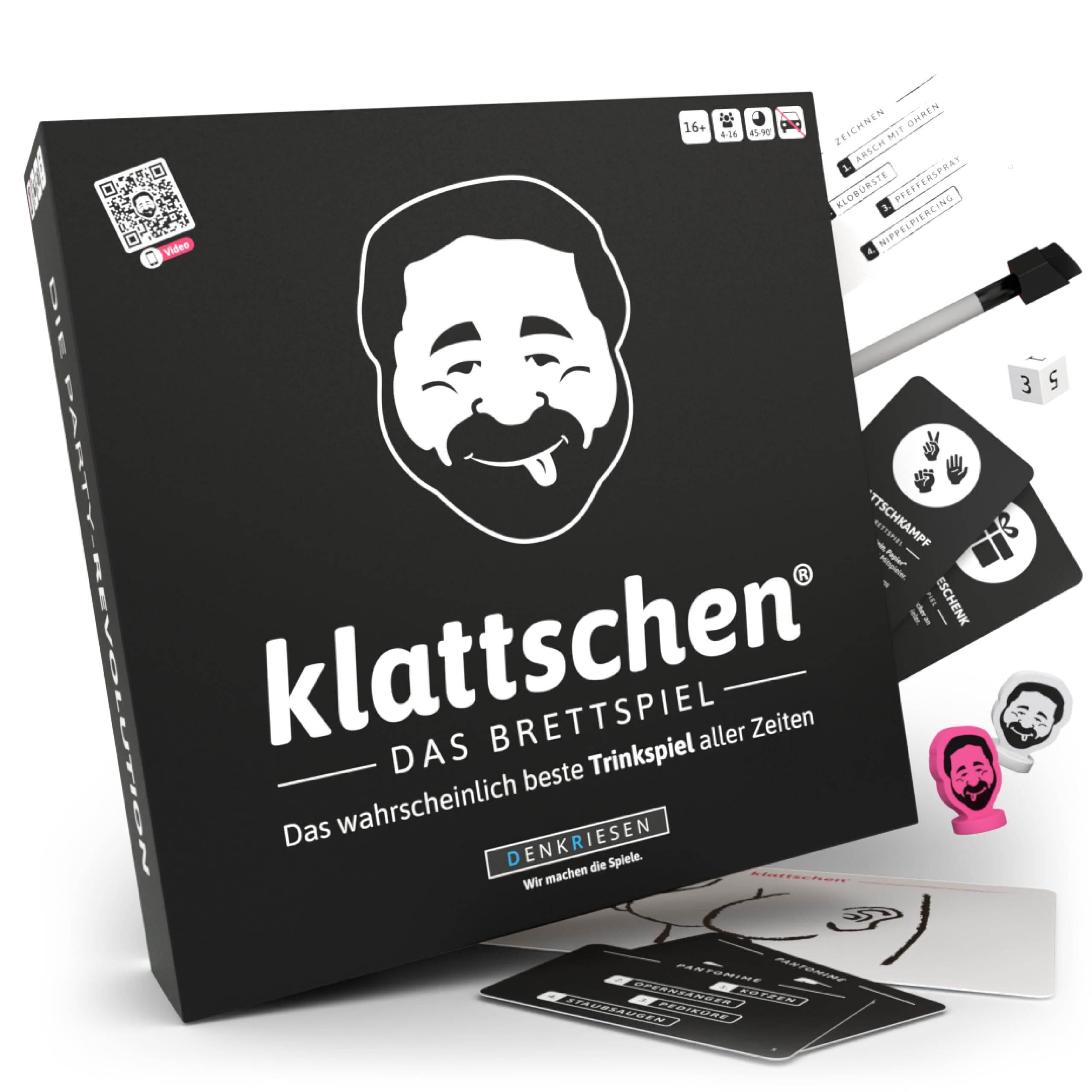 DENKRIESEN Klattschen® Brettspiel für Erwachsene