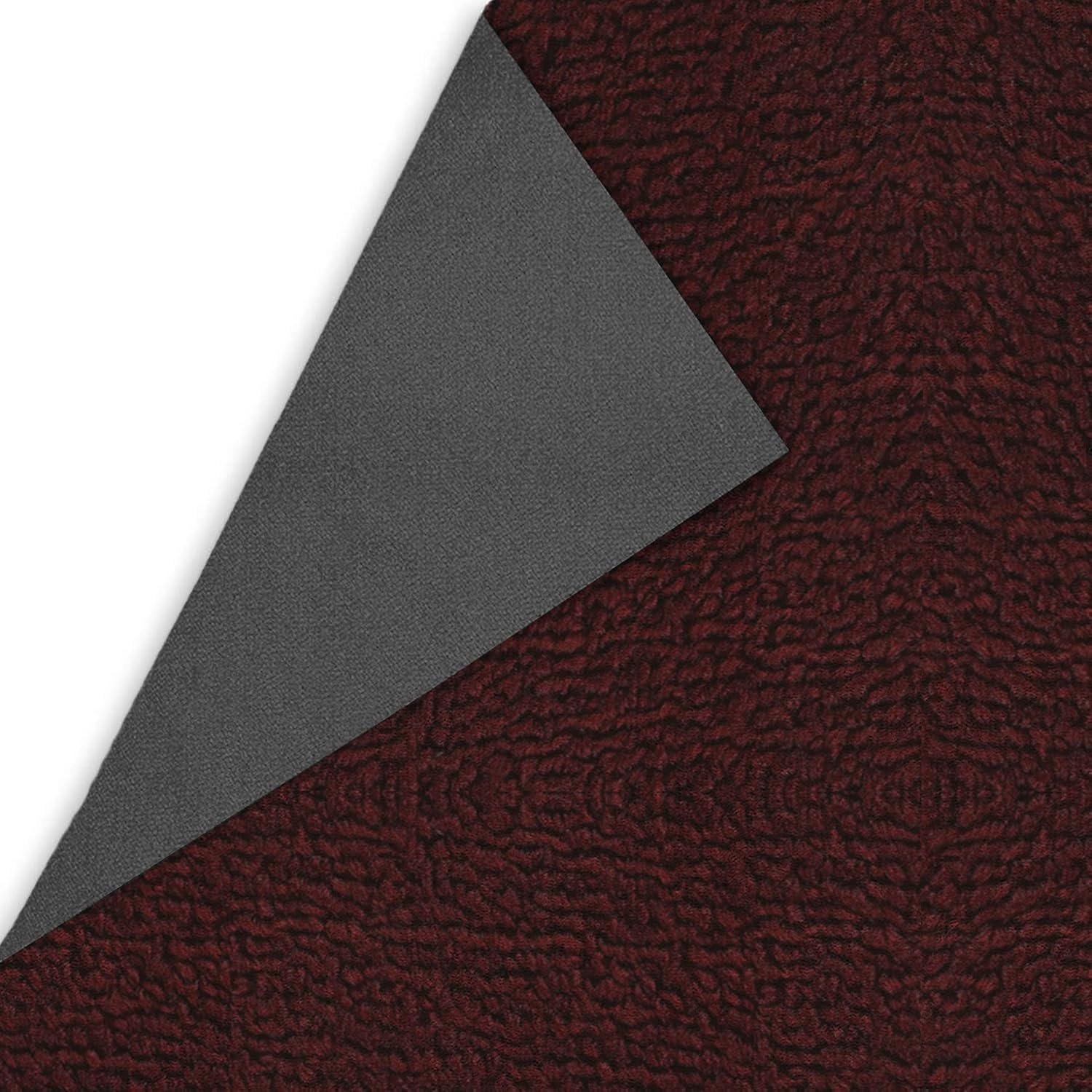 Automotive Loop Pile Carpet, Car Upholstery for Floor Mats, Trunk, Dashboard, Speaker Box, Door Panel, Replacement Carpeting for Vehicle Interior, Truck, Boat, 40”W (Black)
