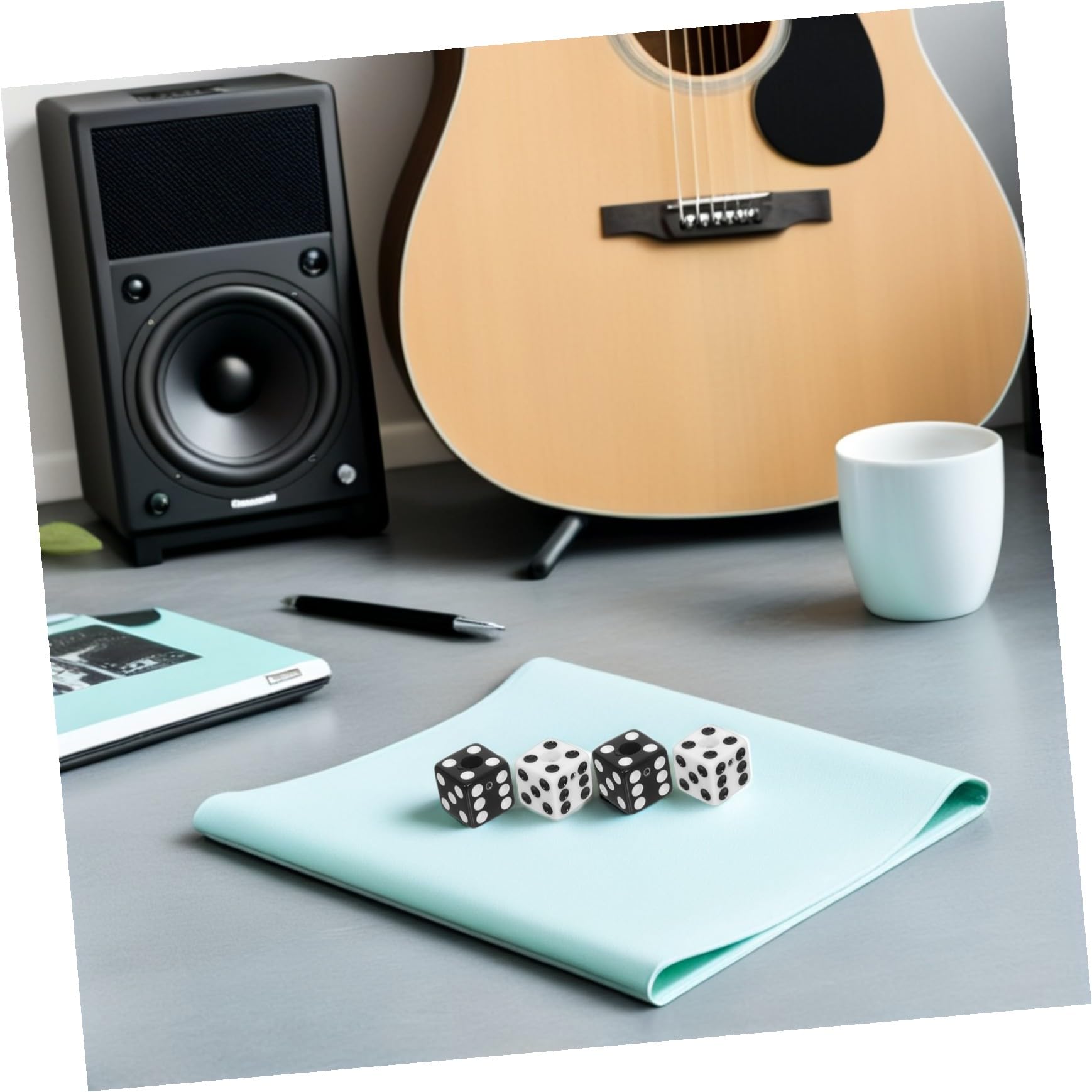2 Set Pomelli Chitarra Dado Neri e Manopole Controllo Volume e Tono in Plastica per Basso Elettrico con Chiave Accessori Resistenti per Musicisti Professionisti