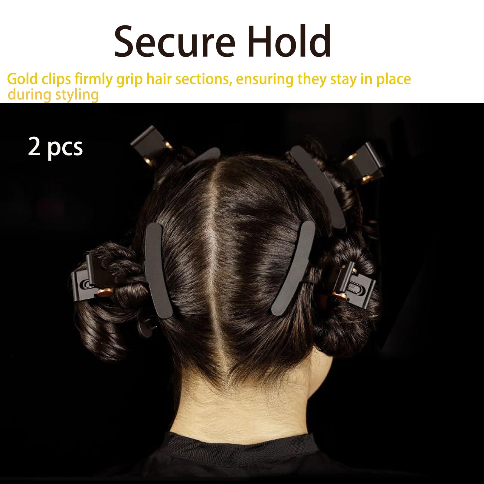 Dyson Airwrap: Hair Accessories Set - Gold and Silver Amazon.com : 4 Pcs Gold Hair Clips Sectioning and Styling  main image 2