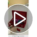 Image of Kuber Industries Wooden Bangle Box For Woman|2 Rod Bangle Storage Box Organizer|Solid Lid & Handle|MAROON