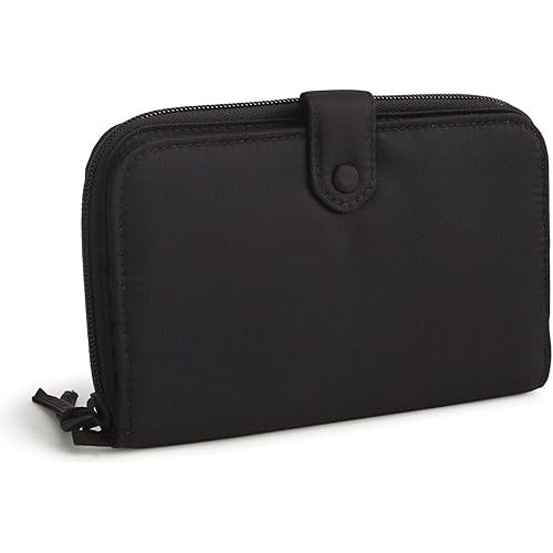 womens Large Tab Wallet, Nylon