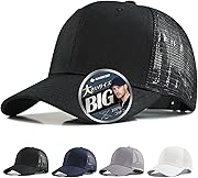 [Andeor] キャップ メンズ 大きいサイズ 帽子 【特大60-66.5cm・UPF50+測定済み・2重型崩れにくい】 キャップメンズ 深め 紫外線対策 メッシュ 刺繍 シンプル おしゃれ 野球帽 調整可能 ゴルフ アウトドア 男女兼用 四季 3タイプ展開