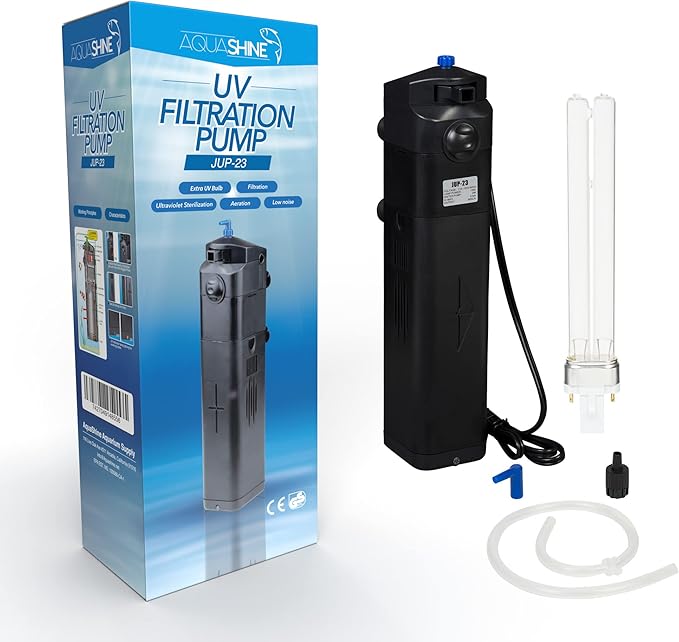 AquaShine JUP23 Submersible UV Sterilizer for Aquarium