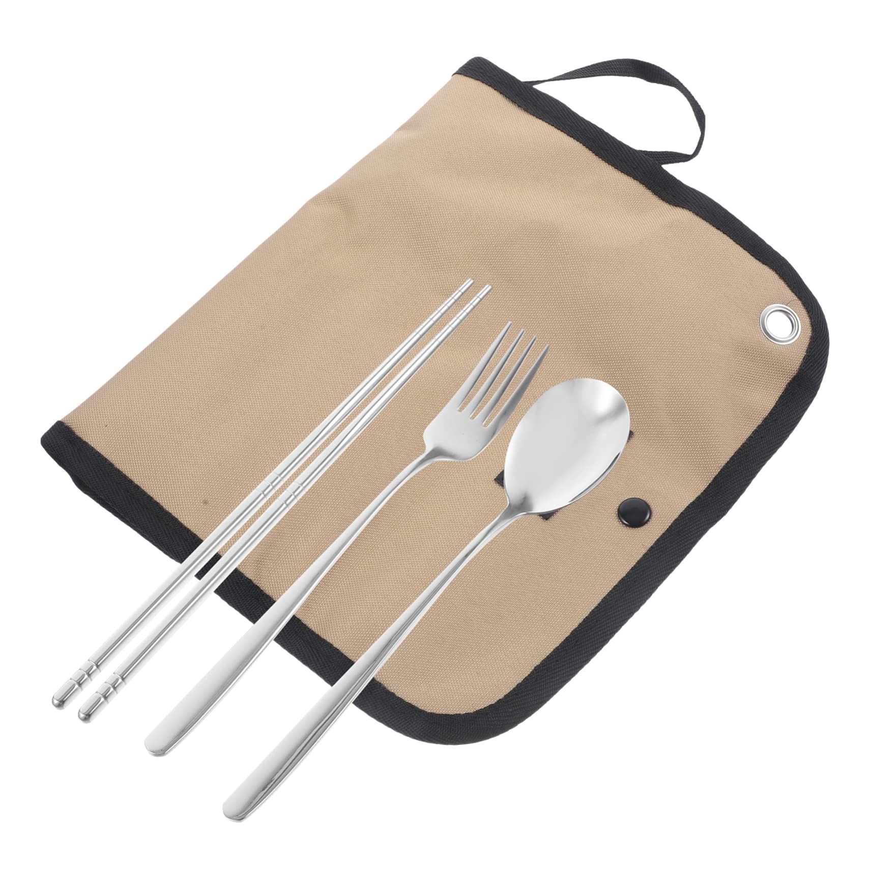 TOYANDONA Posate Da Campeggio Utensili Da Tavola Custodia Organizer Per Posate Portatile Per Barbecue Picnic Escursionismo e Uso Esterno