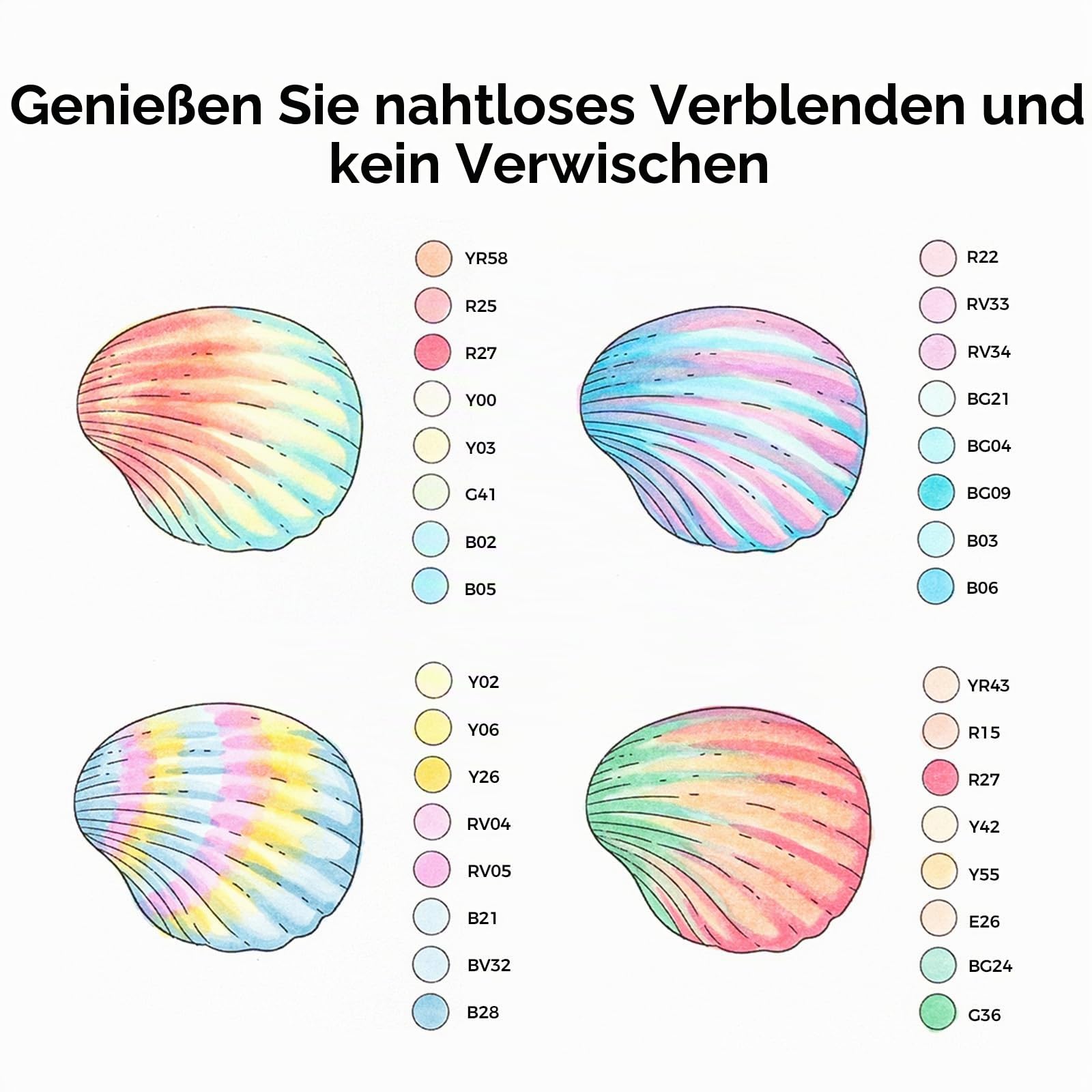 Ohuhu Alkohol Marker 48 Pastellfarben: Honolulu Sweetness – AP-zertifiziert - Doppelspitziges Künstlermarker-Set(Alkoholbasis) für Illustrationen & Ausmalen – Pinsel & Feinspitze – Nachfüllbar