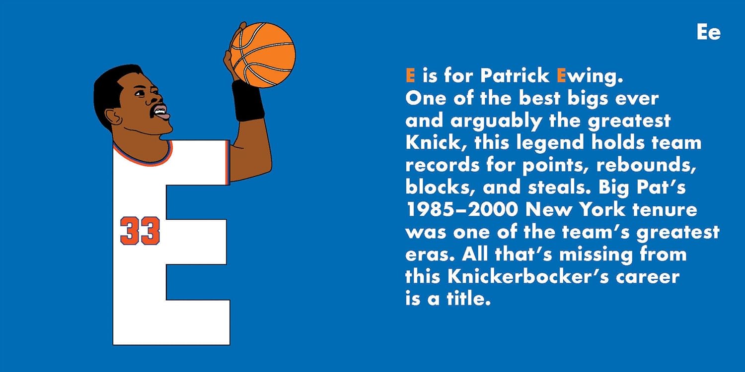 Knicks Legends Alphabet