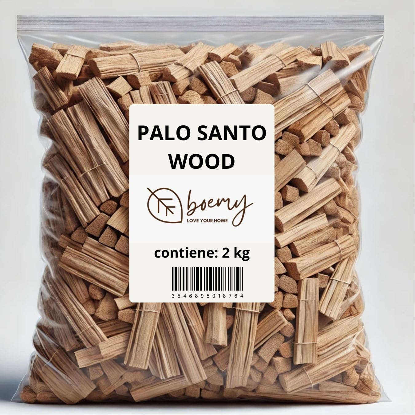 BOEMY Palo Santo - 2 kg | Origine Perù | Legno Aromatico Naturale