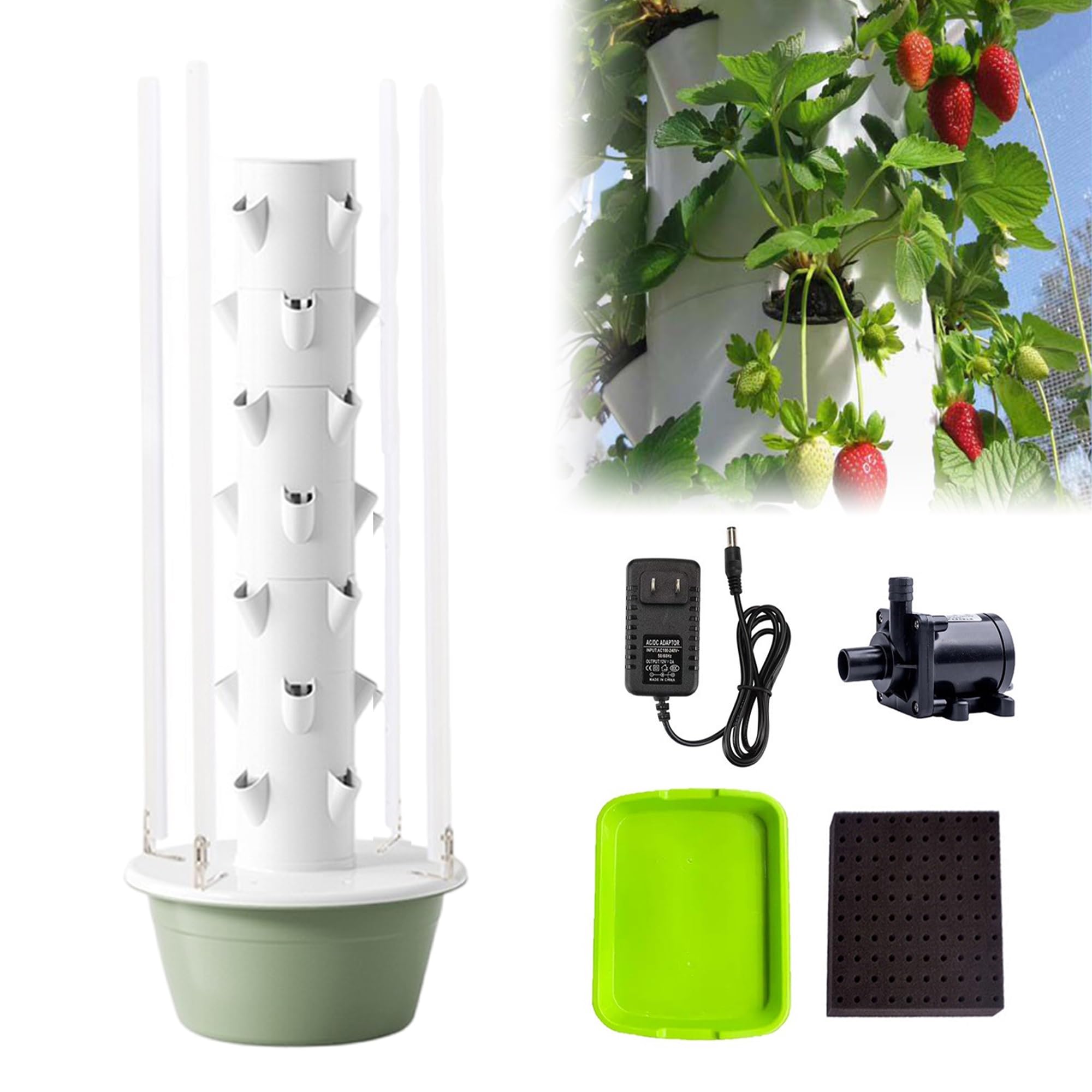 Kit hidropónico para Principiantes: Cultivo fácil sin Tierra | Montaje sencillo sin herramientas. Manual detallado para el éxito.