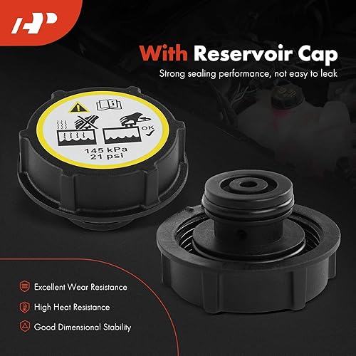 Miniatura 3 de A-Premium Tanque de depósito de recuperación de desbordamiento de refrigerante del motor wtapa Compatible con Ford Focus 07-11, Volvo C30 07-13, C70