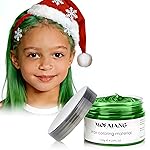 Green Temporary Hair Dye Wax Natural Instant Hair Color Wax Pomades 4.23 oz, Hair Styling Clay for Party, Cosplay, Halloween, Christmas