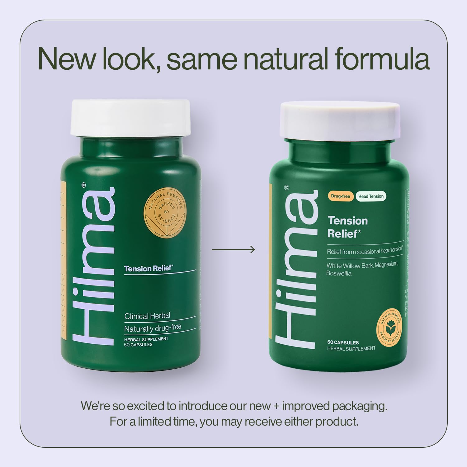 Hilma Natural Tension Relief, 50 Vegan Capsules — Amazon image 2