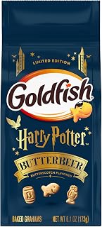 Goldfish Harry Potter Butterbeer Butterscotch Flavored Baked Grahams, 6.1 Oz Bag
