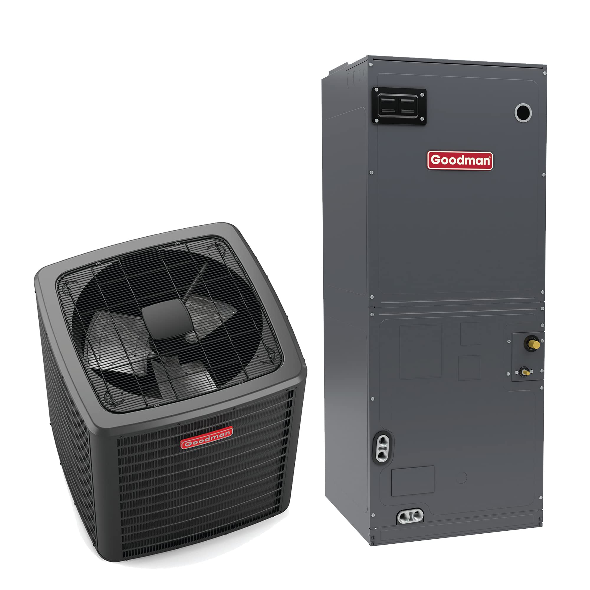 Amazon.com: Goodman 2 Ton 14.5 SEER2 Air Conditioning System (Variable Speed  Motor) - Free Thermostat Included - GSXN402410-AVPTC25B14 : Home u0026 Kitchen