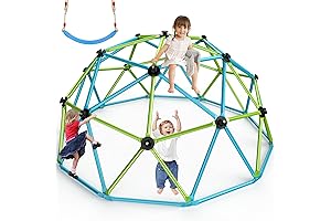 10FT Jungle Gym for Kids with Swing | Outdoor Playground for Yards