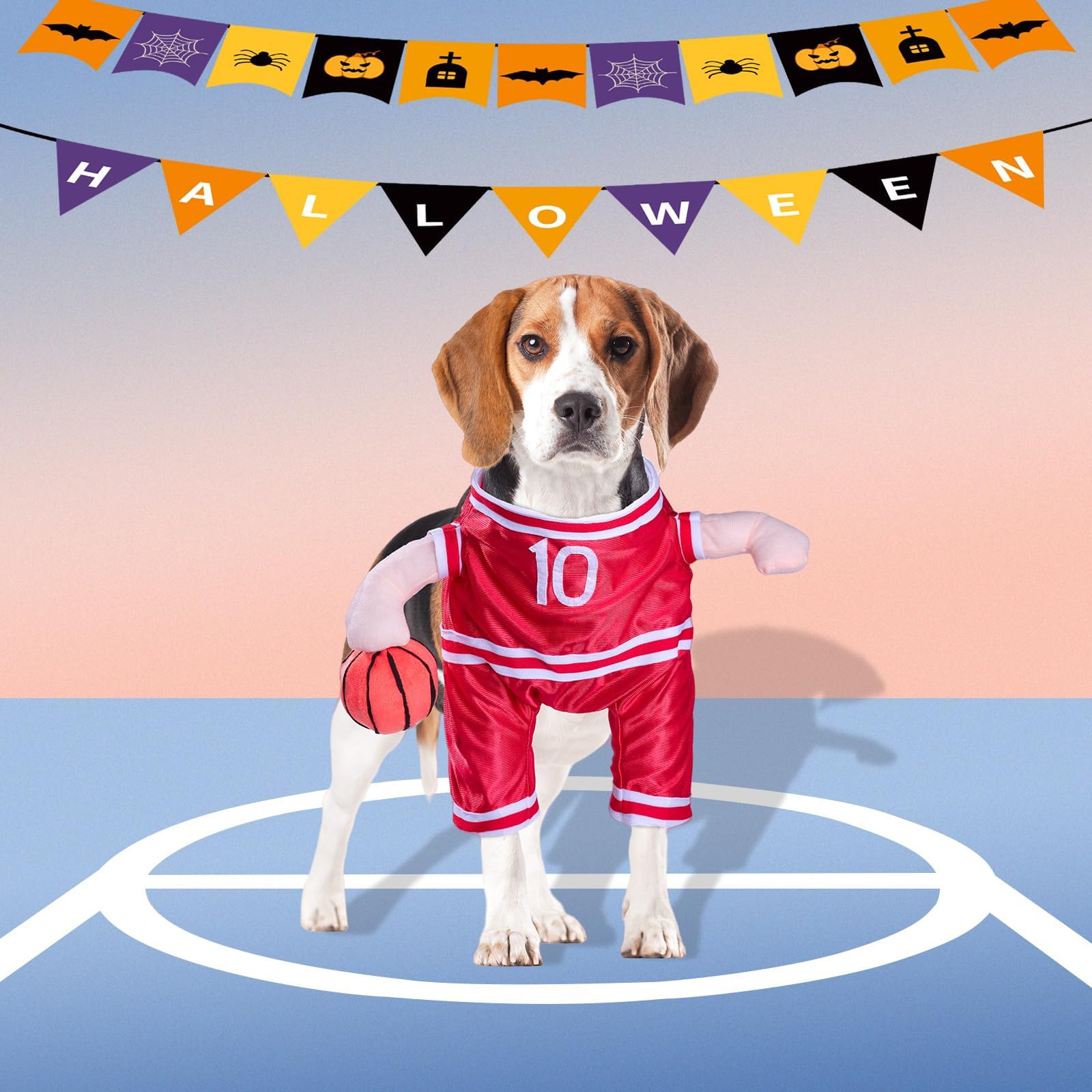 DELIFUR Dog Basketball Player Costume - Image 2
