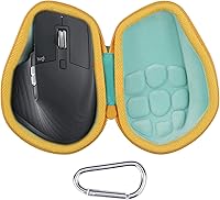 Vista 7 de co2CREA Carcasa rígida de repuesto para mouse inalámbrico Logitech MX Master 4 / MX Master 3 / Master 3S Advanced (funda gris media)
