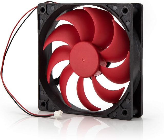 Neuftech DC 12V 2.5 pin 120mm Cooler Fan Quiet PC Case Fan CPU Cooler Radiator Fan High Airflow