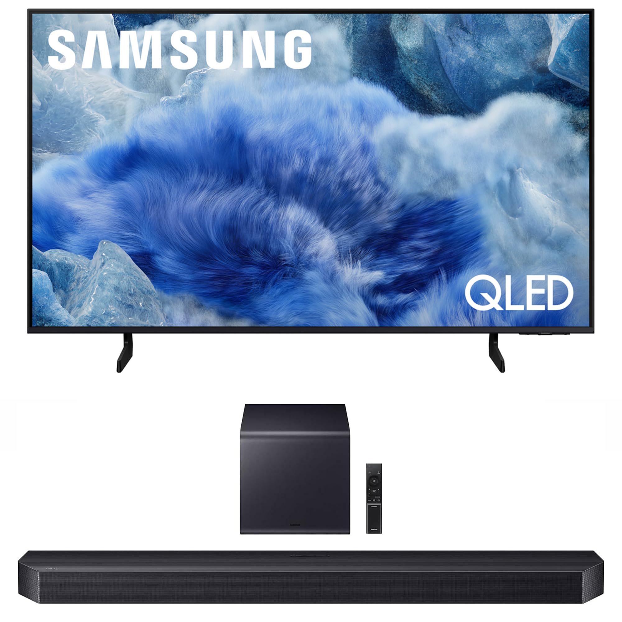 Samsung QN50Q8FAAFXZA 50 Inch Class QLED Q8F 4K Vision AI Smart TV with a HW-Q900F Q Series Soundbar 7.1.2 Ch Subwoofer (2025)