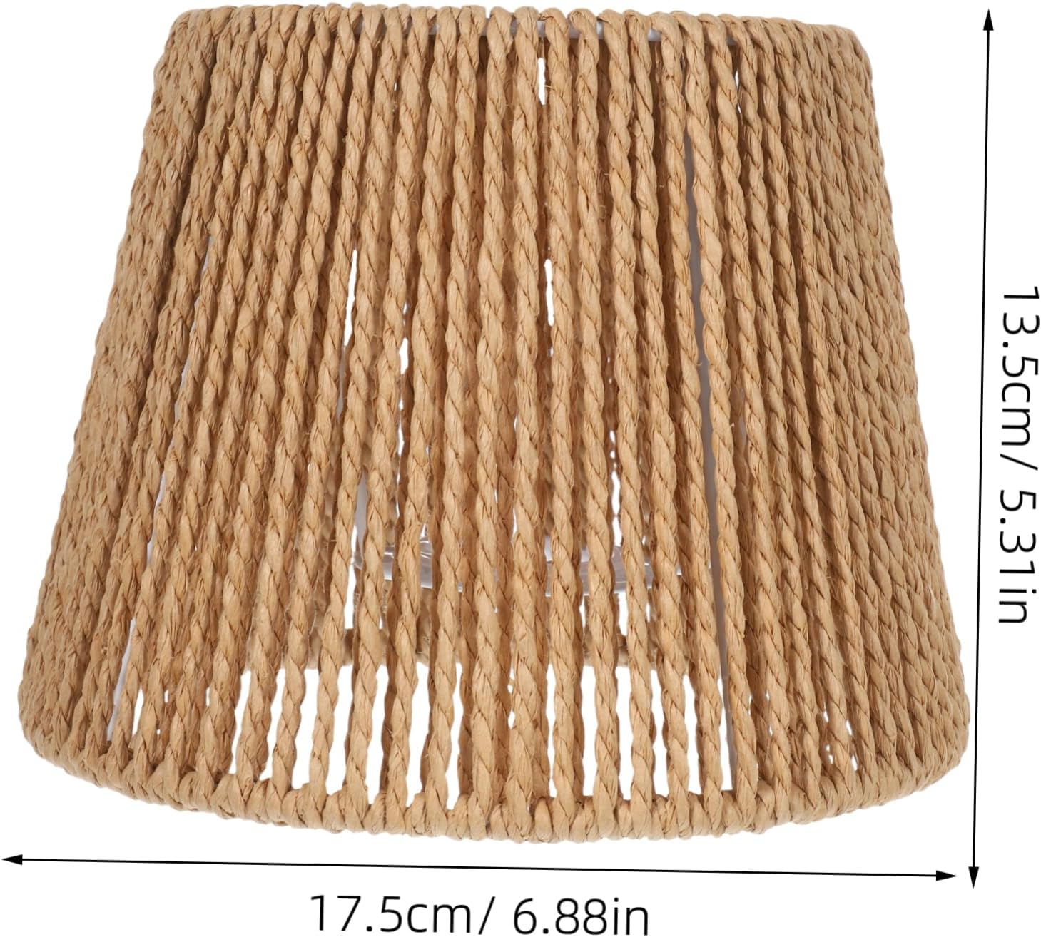 Hand-woven Paper Rope Lampshade Replacement Ceiling Light Cover and Hanging Lamp Shade for Decor and Compatible Sturdy and Lightweight Design