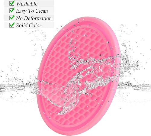 Miniatura 3 de Paquete de 4 posavasos para automóvil, 2.75 pulgadas, universales, antideslizantes, portavasos para automóvil, tapete de PVC para portavasos para