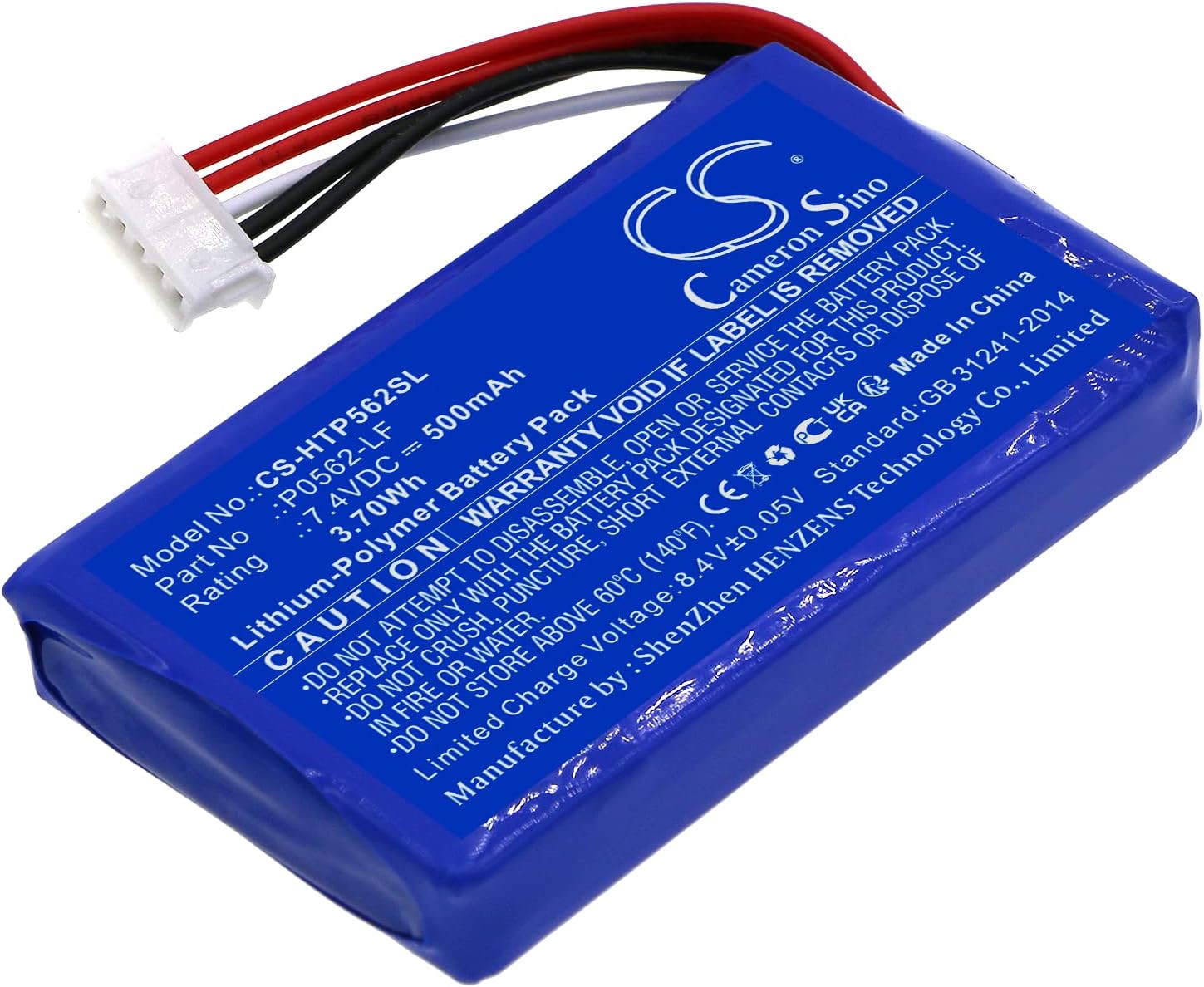 Cameron Sino CS Replacement Battery Fit for H/&P Sprocket 100 P0562-LF